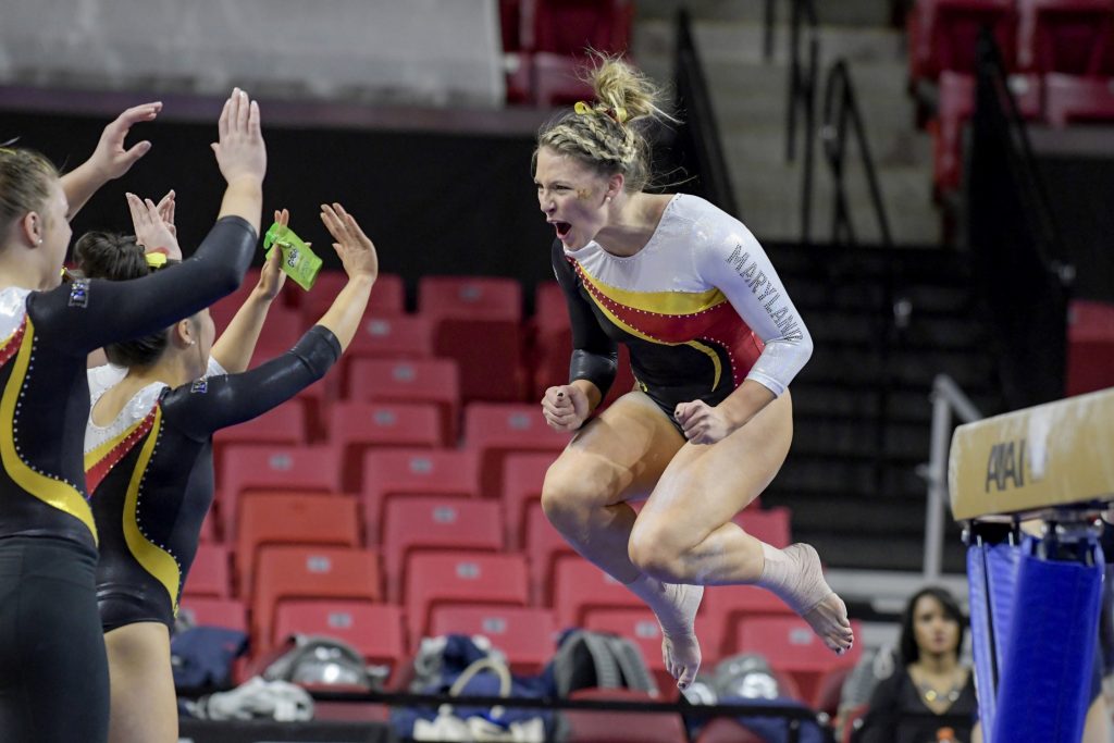 Senior Sarah Faller Reflects On Such An Amazing Ride With Maryland Gymnastics The Diamondback