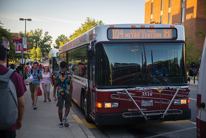 The UMD weekend bus to the College Park Metro is back, thanks to funding from an unlikely source