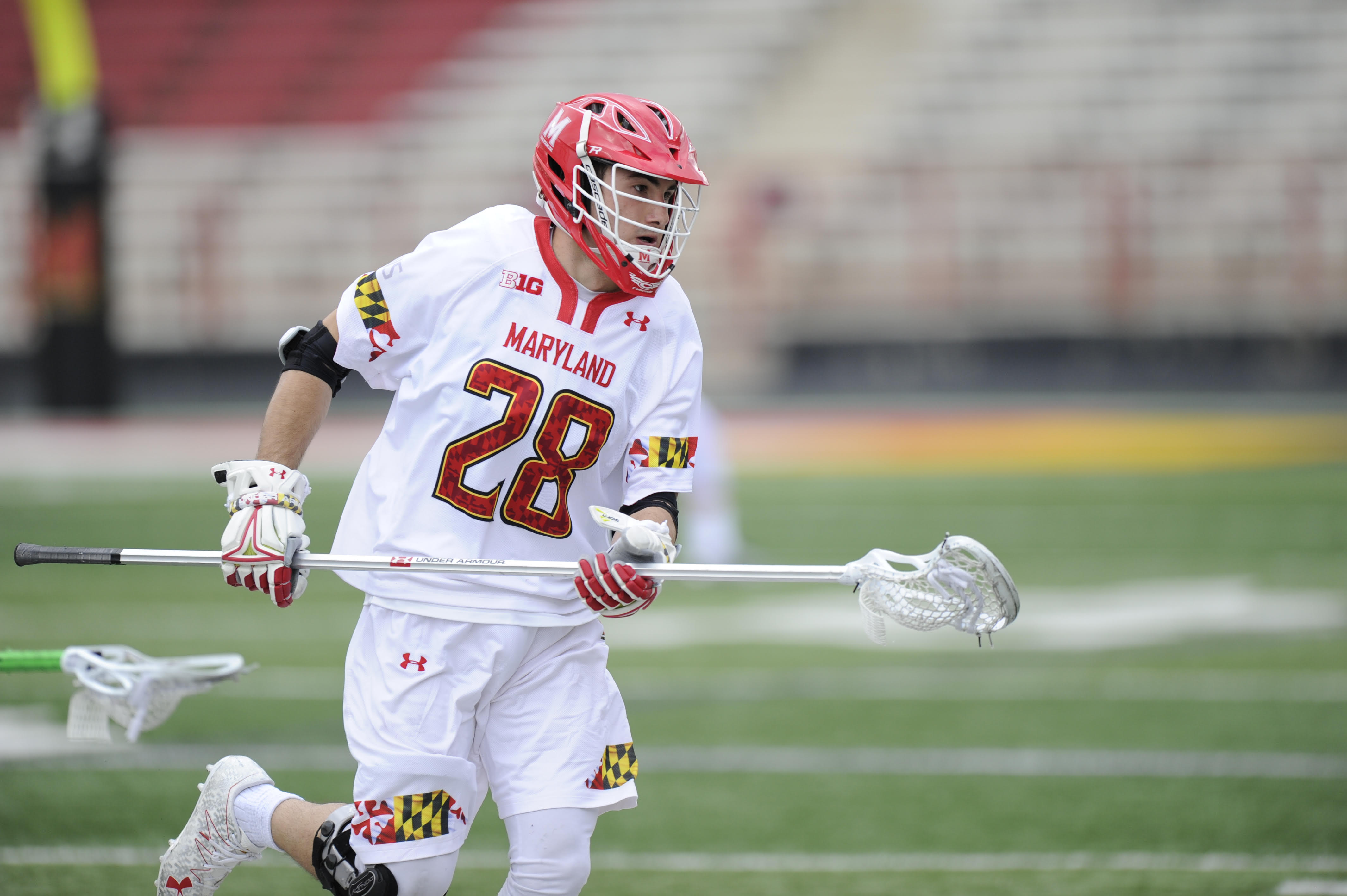 Maryland men’s lacrosse long pole Matt Neufeldt wins Big Ten Defensive