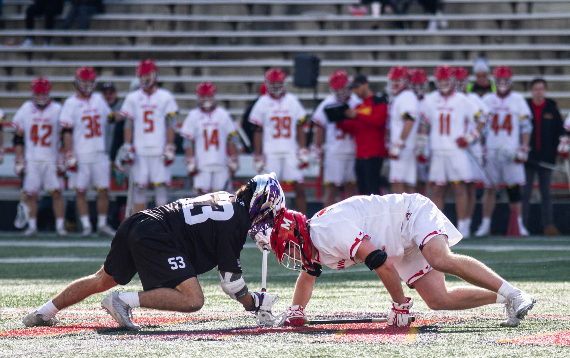 After “elite” faceoff adjustments, Maryland men’s lacrosse pulled away