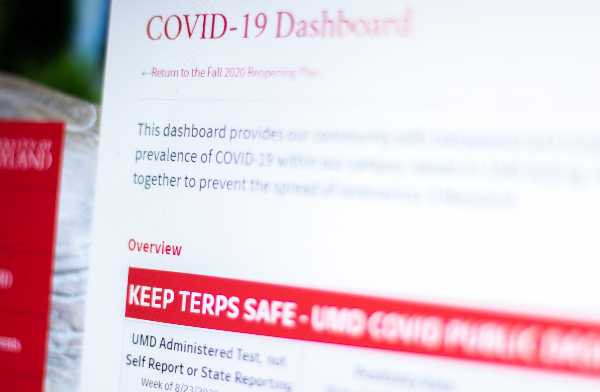 UMD tracked more than 700 COVID-19 cases in first two weeks of school