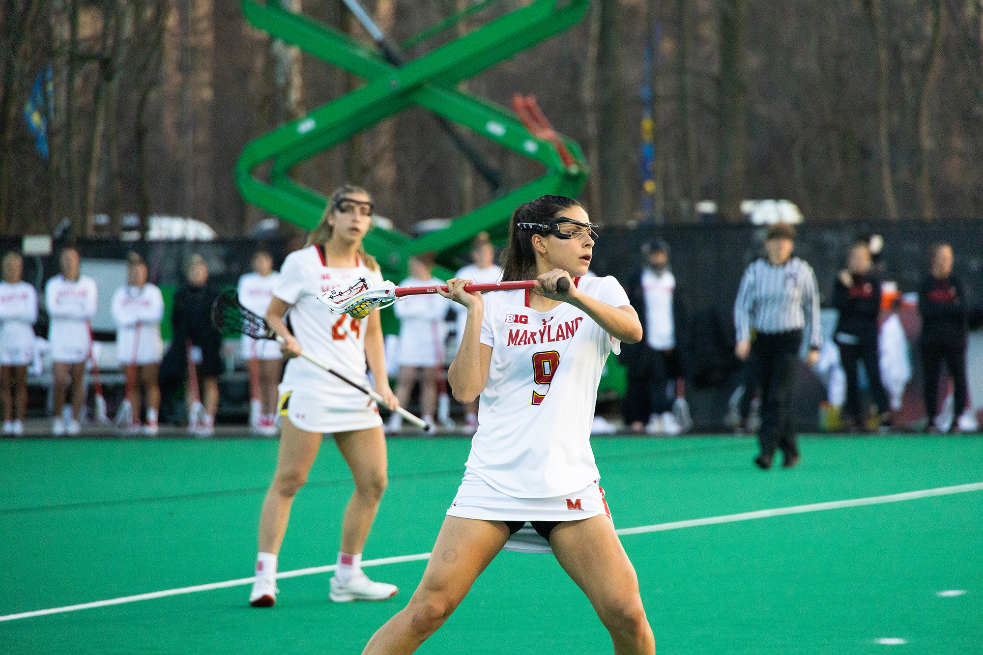 Four hat tricks power No. 4 Maryland women’s lacrosse over William and