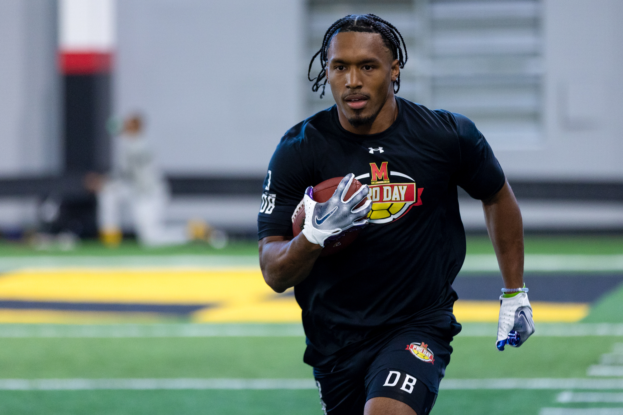Track and football went hand-in-hand at Maryland for Nick Cross