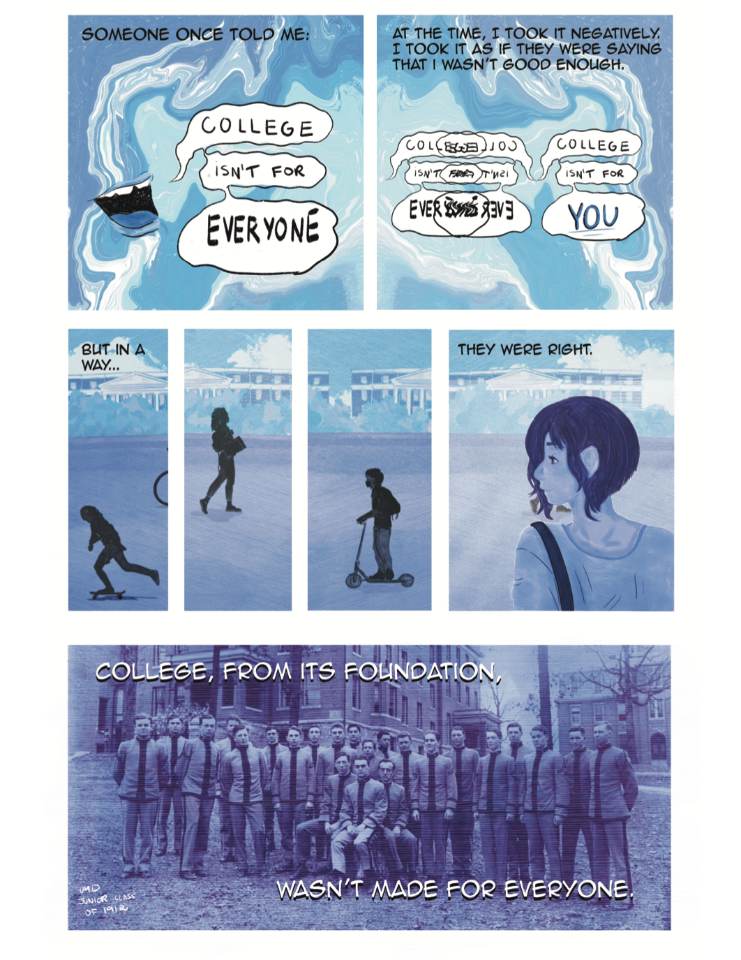 The depressed hair comic - The Diamondback