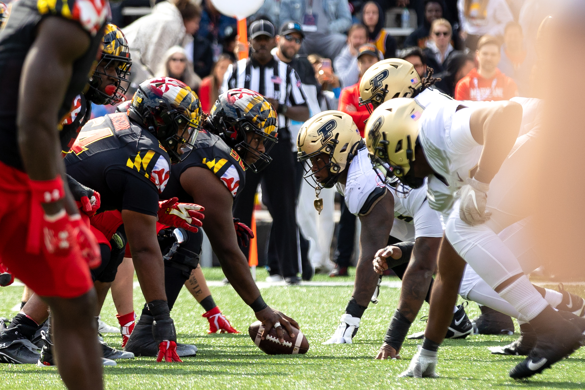 Johari Branch's shift to center solidified Maryland football's offensive  line